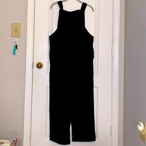 Black Overalls Jumpsuit